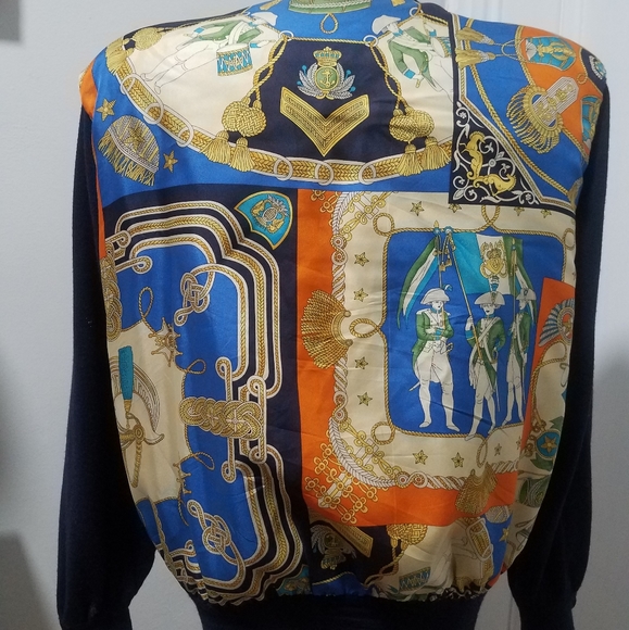 Vintage Worldly Things Cardigan with Fun Print - Picture 5 of 7